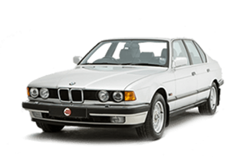 صورة للفئة BMW الفئة السابعة. 1986-1994 730i | 135 كيلوواط (181 حصان) | 260 نيوتن متر من قطع غيار (E32)
